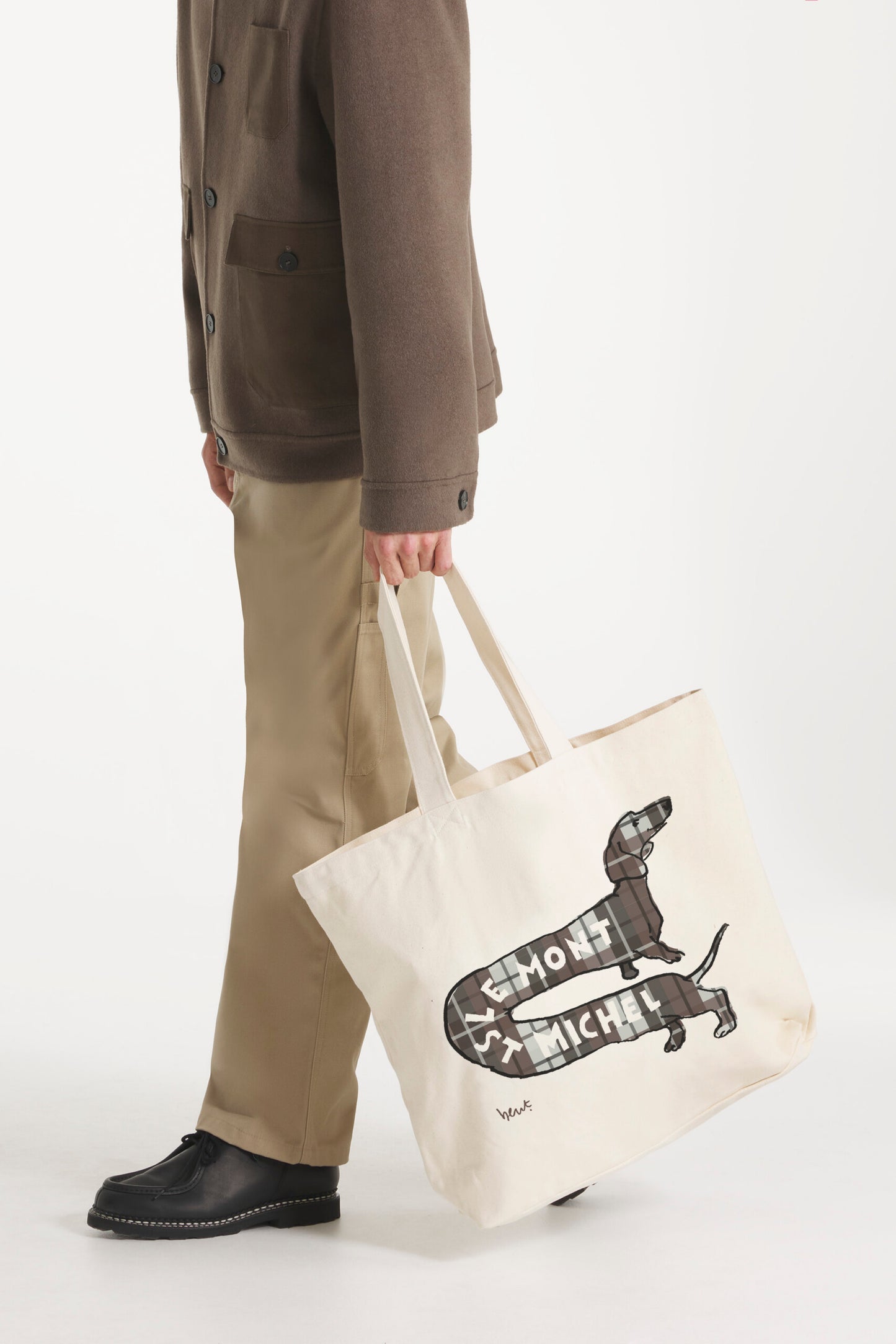 Tote Bag TECKEL castanho, Le Mont St Michel