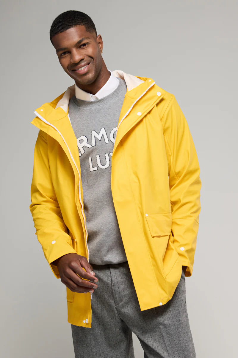 Impermeável unissexo, com capuz, amarelo ARMOR LUX