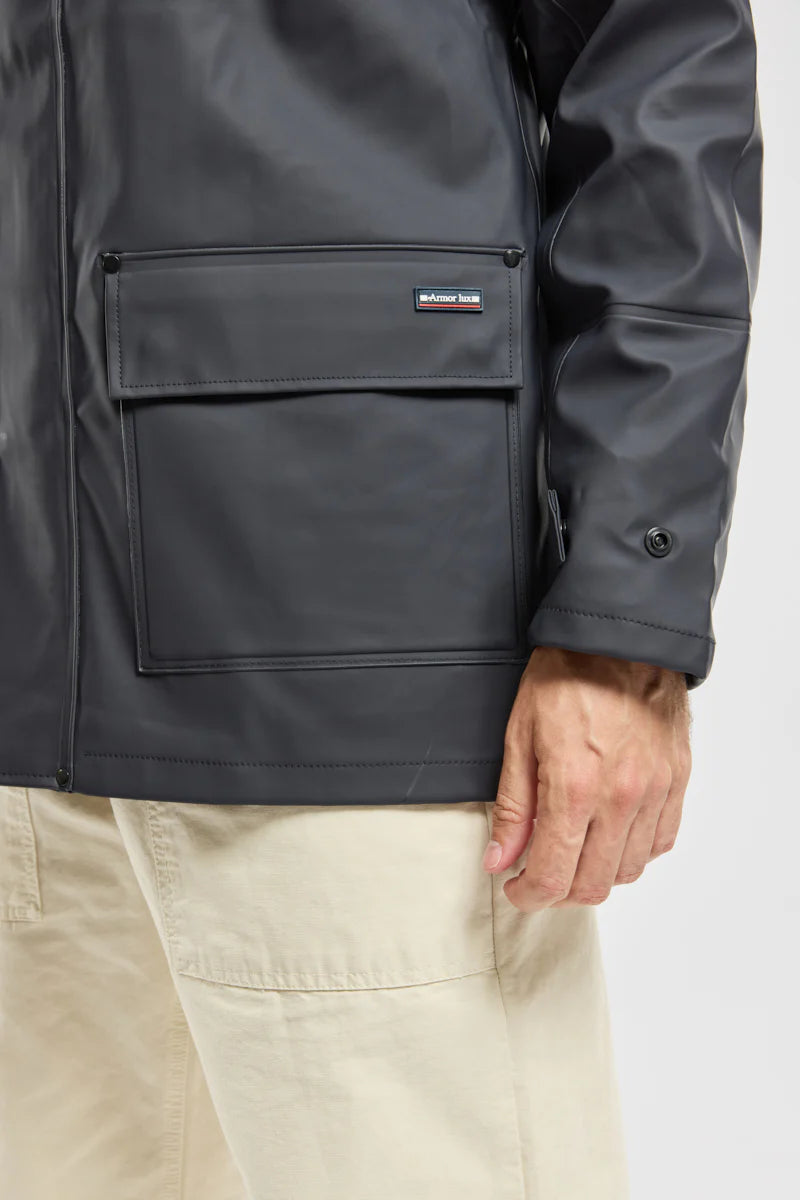 Impermeável unissexo, com capuz, Navy ARMOR LUX