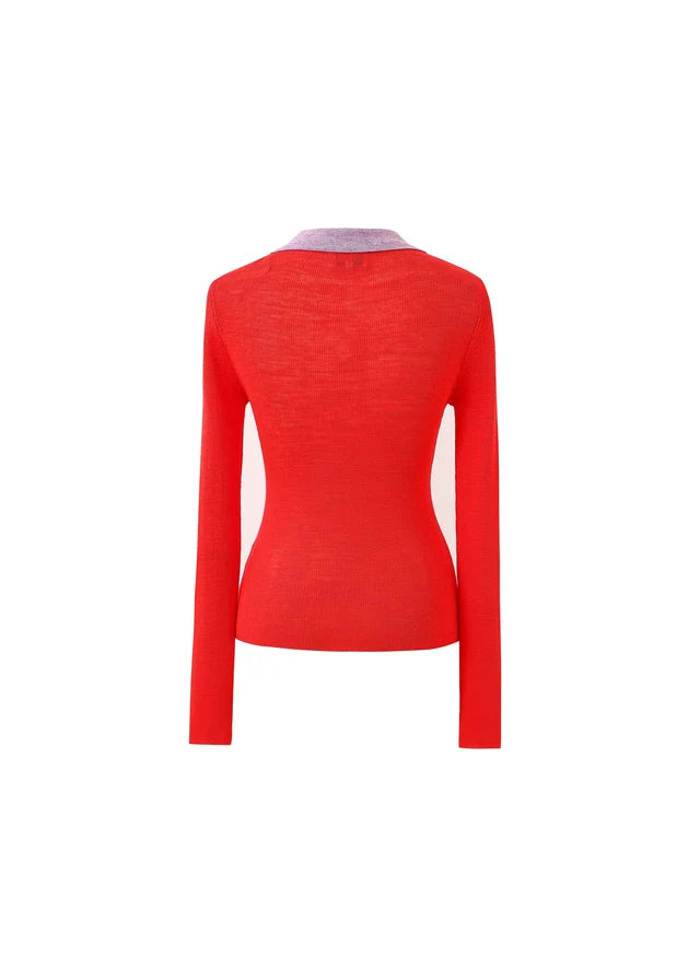 Polo GABRIELLA rouge, FRNCH