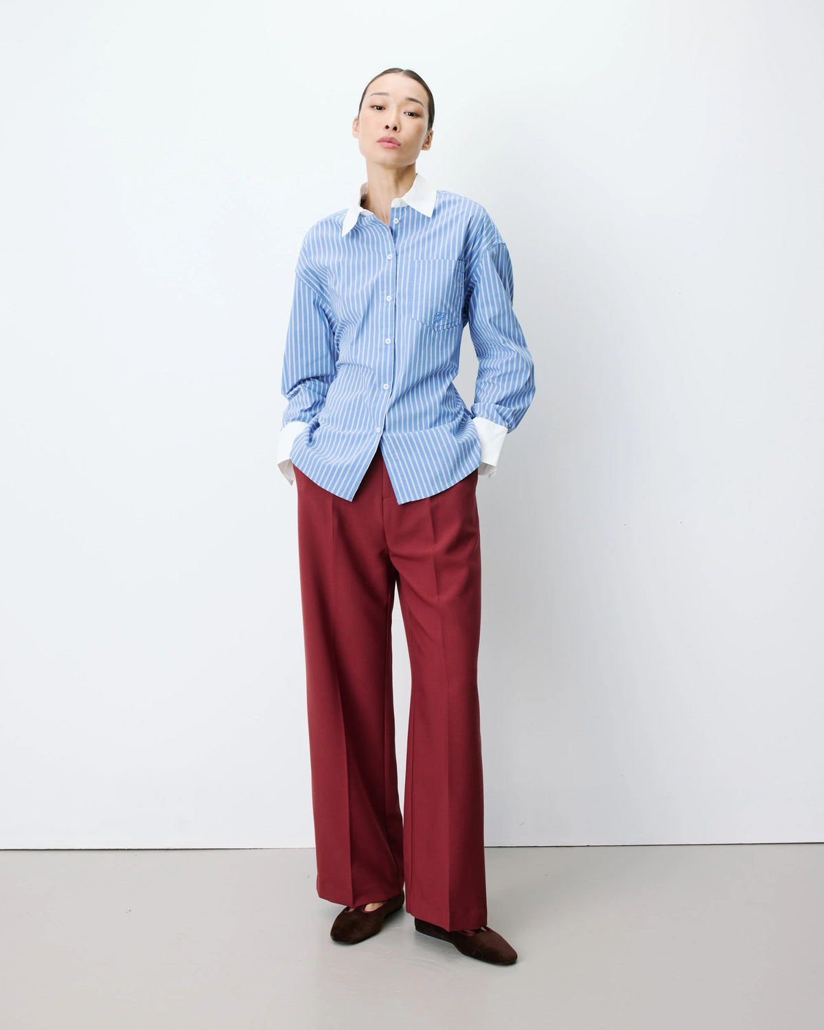 Camisa AUBREY bleuet