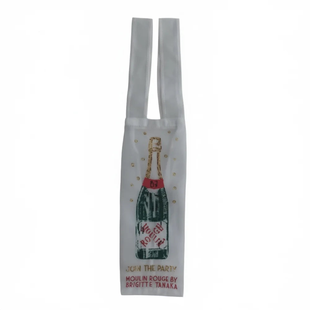 Saco em organza CHAMPAGNE MOULIN ROUGE, Brigitte Tanaka
