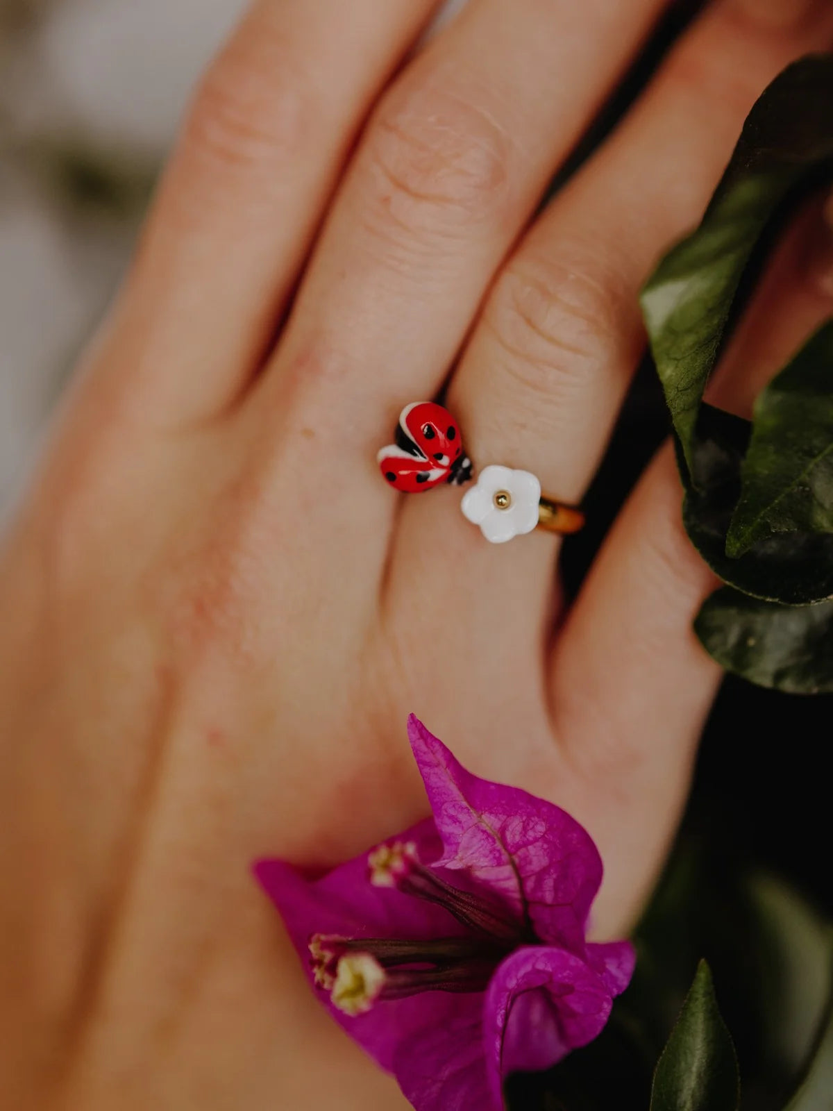 Ladybug Ring, BB153, Nach Bijoux