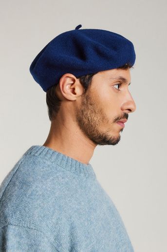 AUTHENTIQUE eclipse beret, bleu Laulhère