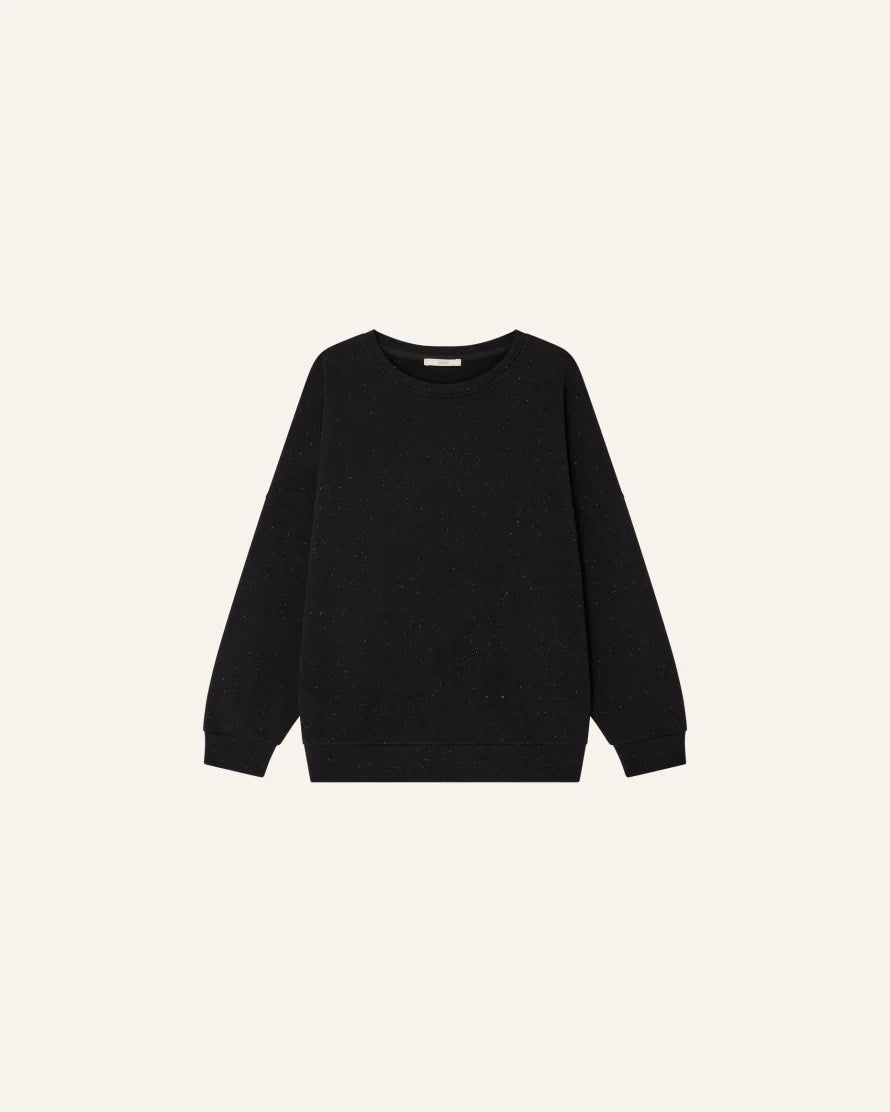 Chebbi black sweatshirt, Sessùn