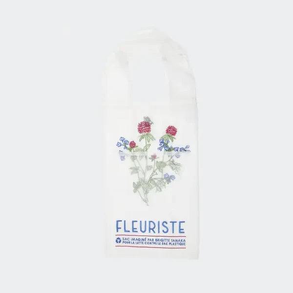 Saco em organza FLEURISTE DENTE-DE-LEÃO Brigitte Tanaka