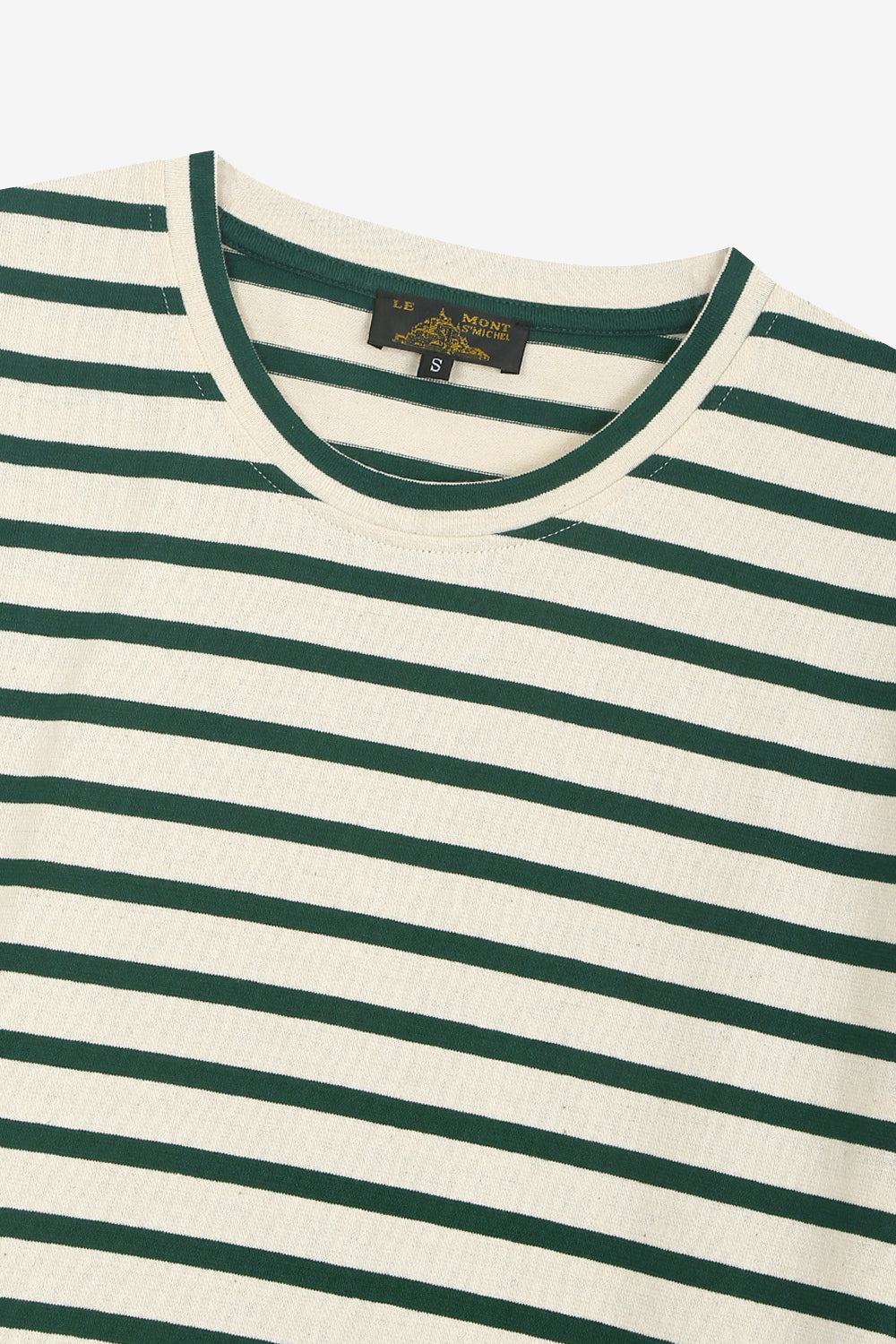 Marinière sem mangas THEOXANE cru-verde