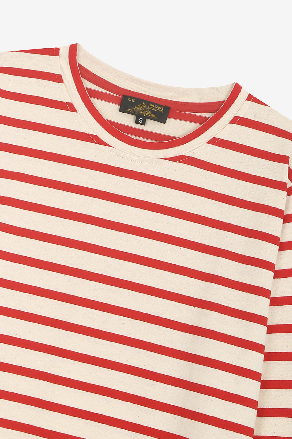 Marinière de manga comprida TILDA cru-vermelho