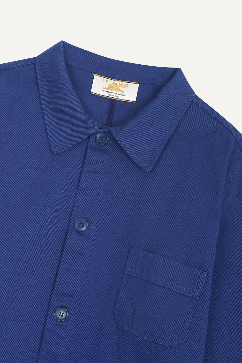 Men's work jacket, vivid blue