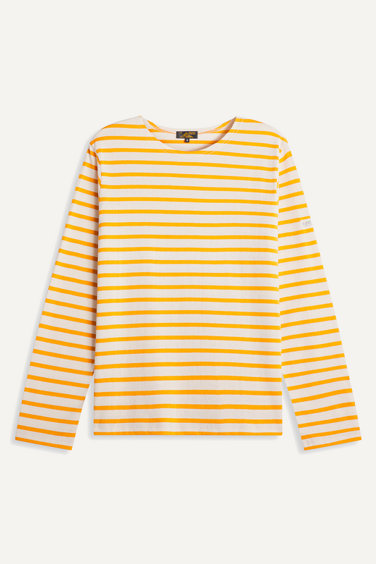 Marinière de manga comprida THURIN cru-amarelo