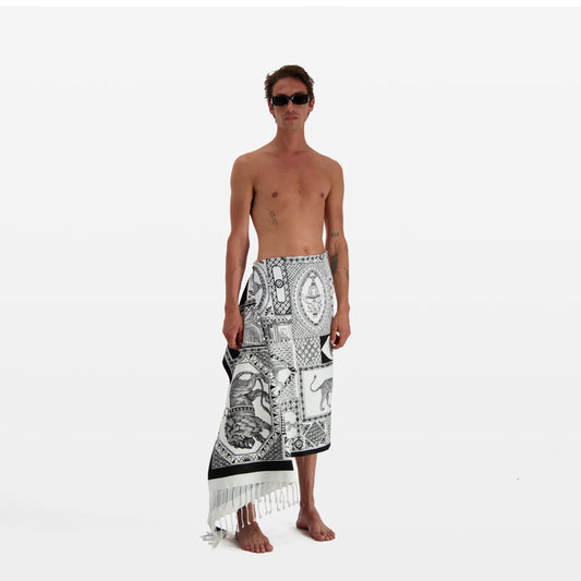 FOUTA 100 Barocco BW, Inoui