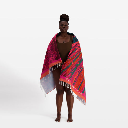 FOUTA 100 Stromboli rose, Inoui