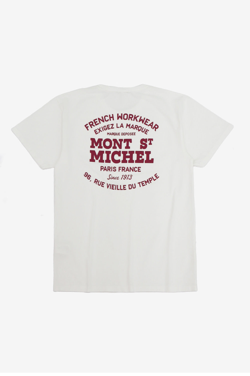 T-shirt TONIC branco-vermelho