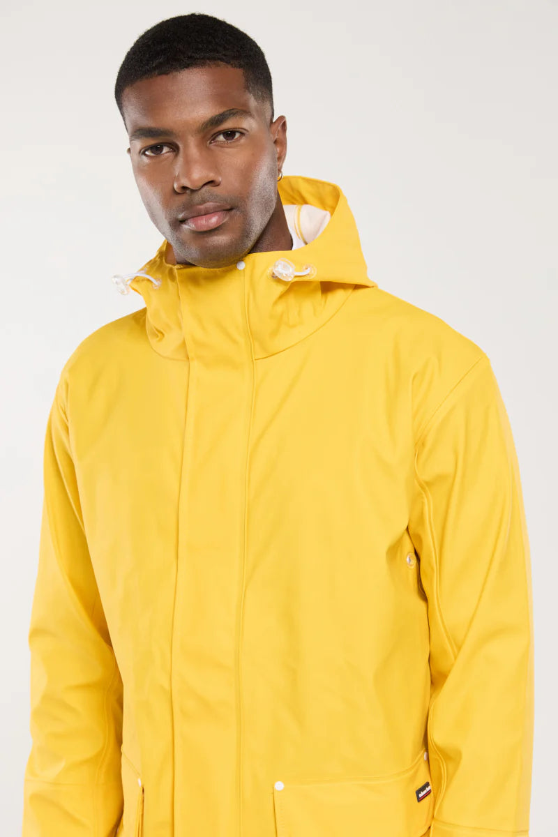 Impermeável unissexo, com capuz, amarelo ARMOR LUX