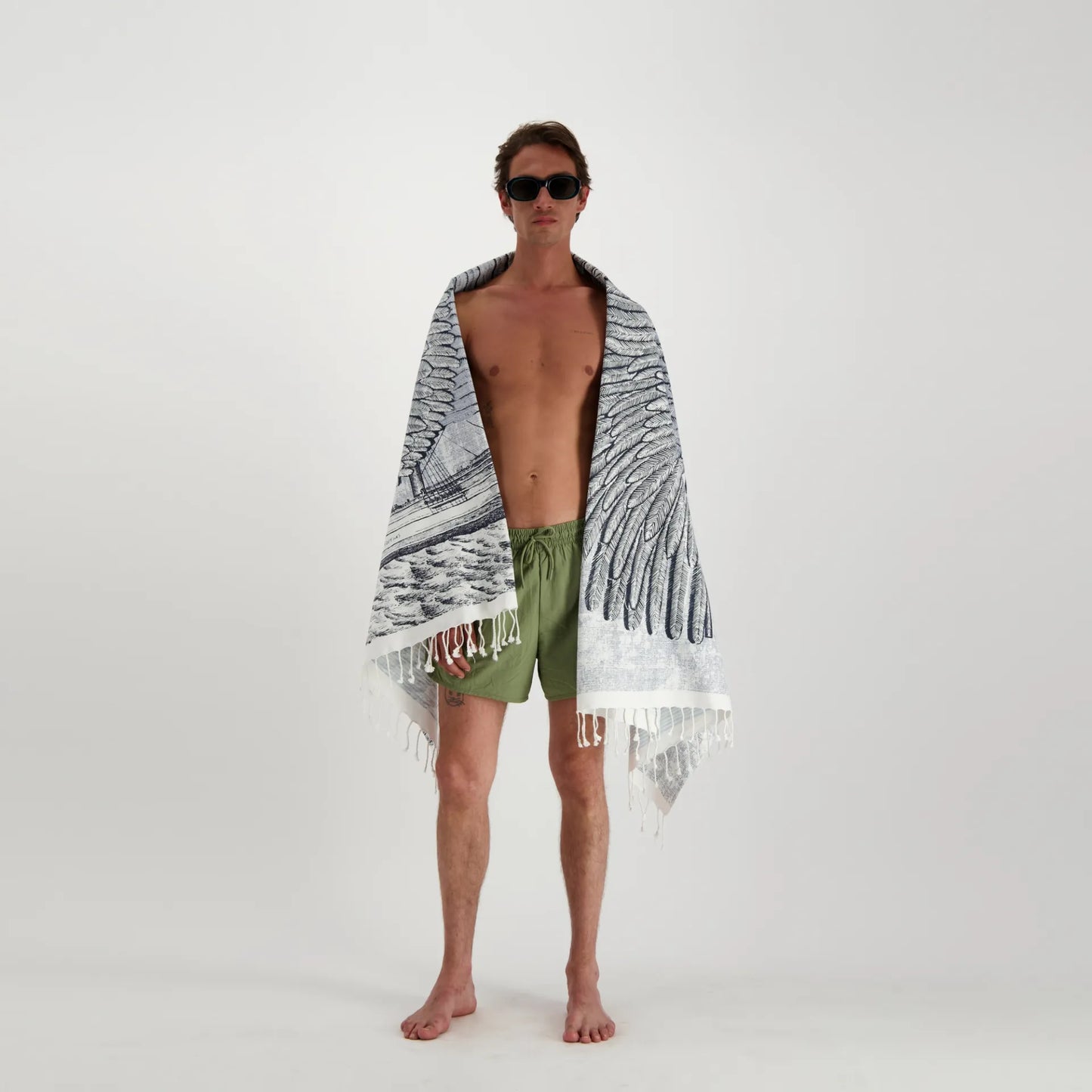 FOUTA 100 Philomene blanc, Inoui