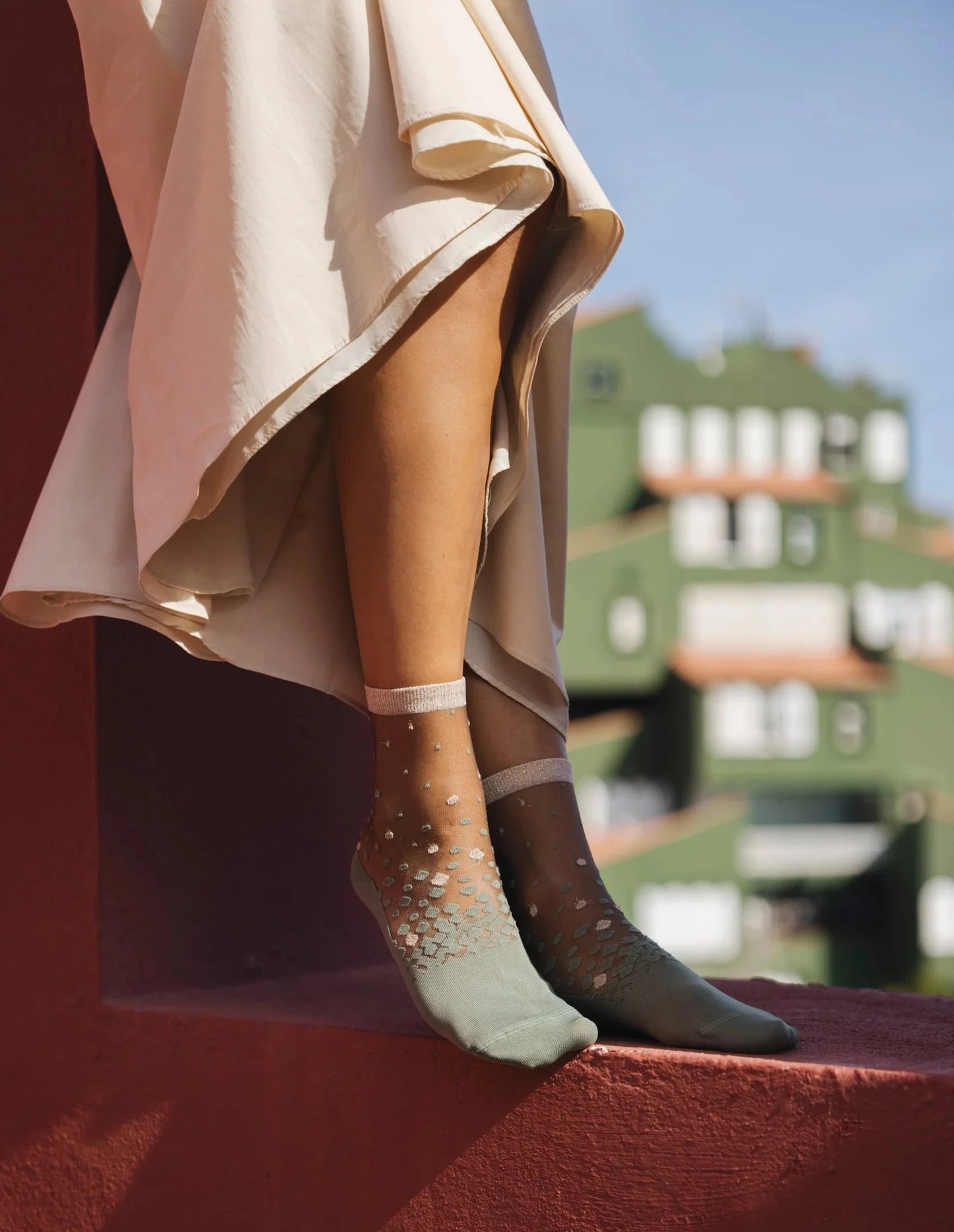 NAKAMEGURO Noir-Or socks