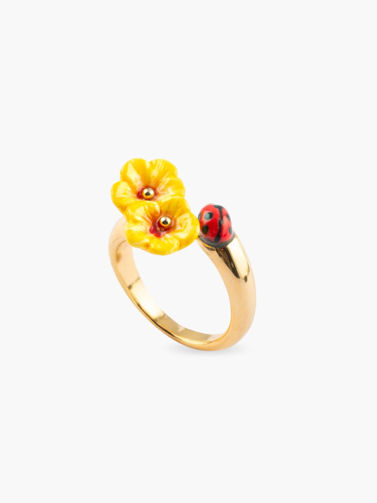Anel Hibiscus et Coccinelle BB247, Nach Bijoux