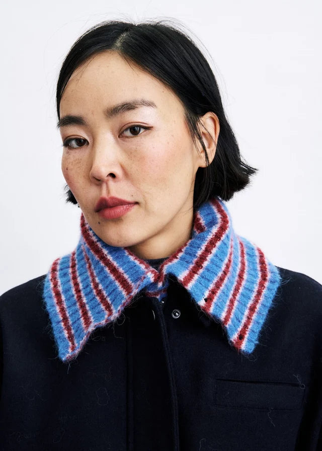 Gola de malha KIM, bleu électrique