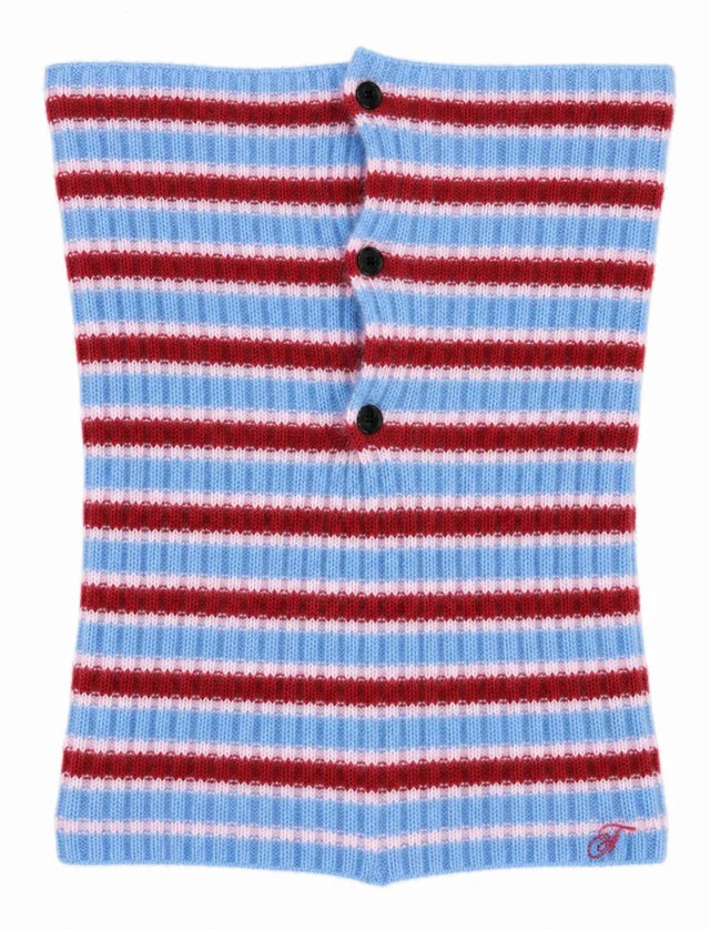 Gola de malha KIM, bleu électrique