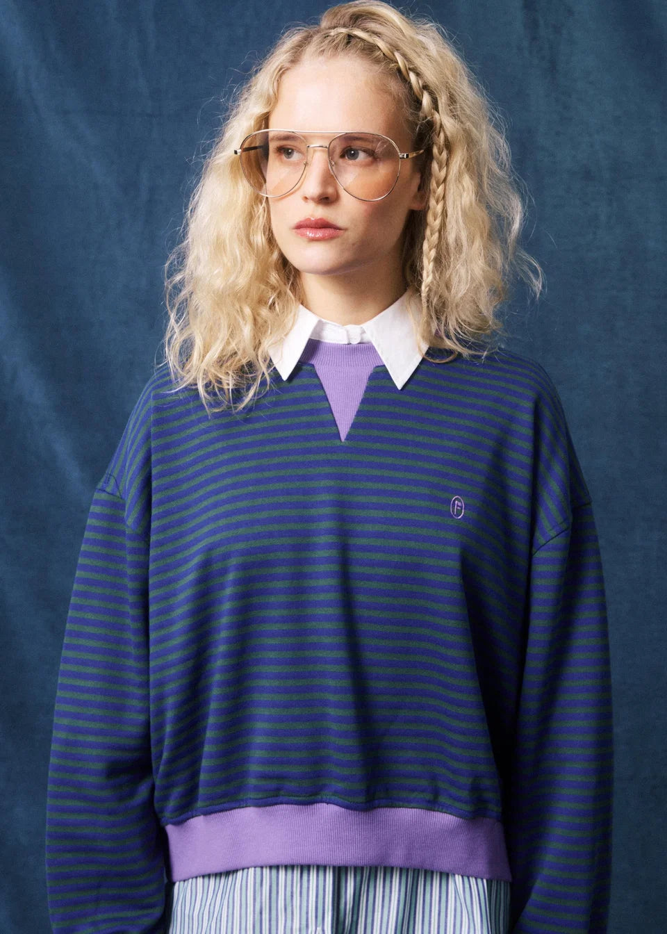 Camisola MATCH electric blue, FRNCH