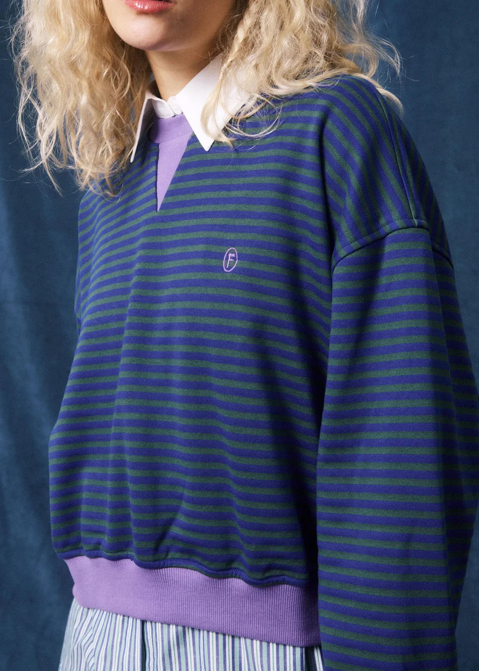 Camisola MATCH electric blue, FRNCH