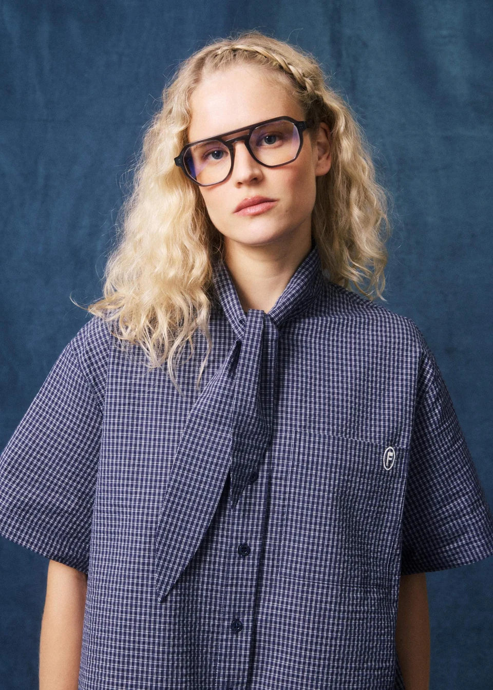 Camisa NAOMI bleu marine, FRNCH