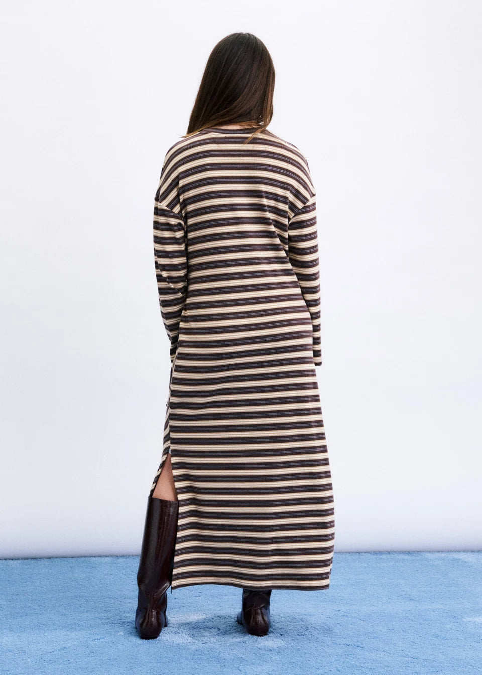 Vestido MIO marron glace