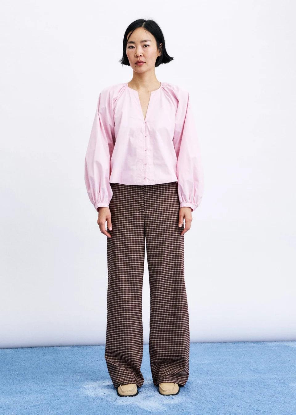 NAOMI navy blue shirt, FRNCH