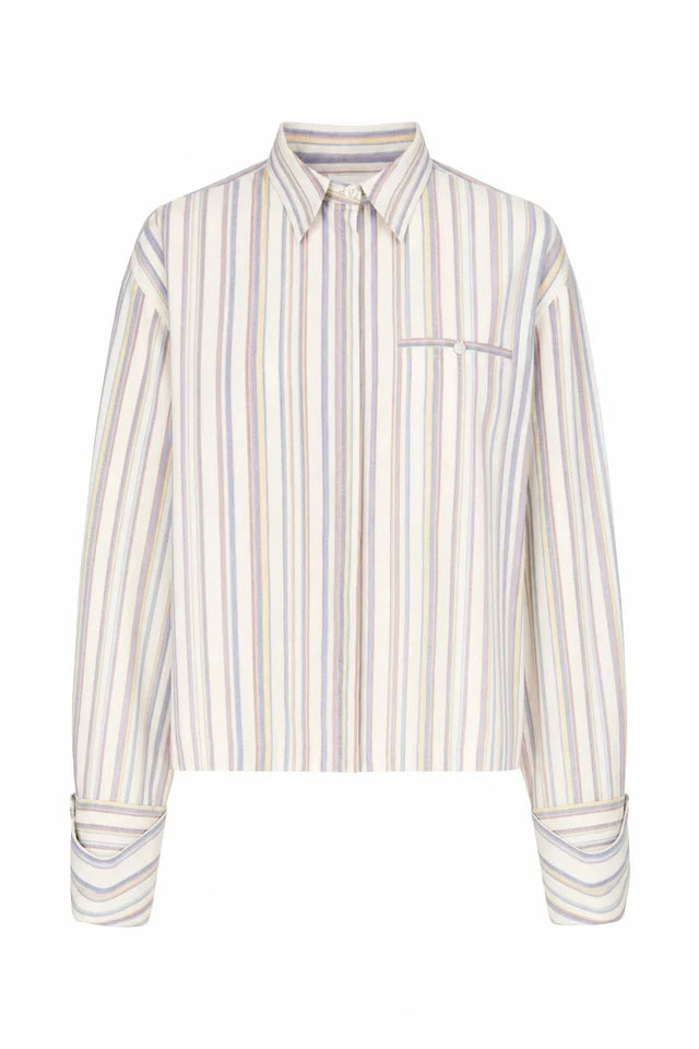 Camisa SOKCHO bleu clair, FRNCH