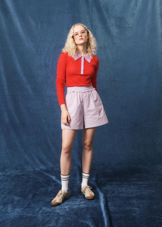 Polo GABRIELLA rouge, FRNCH