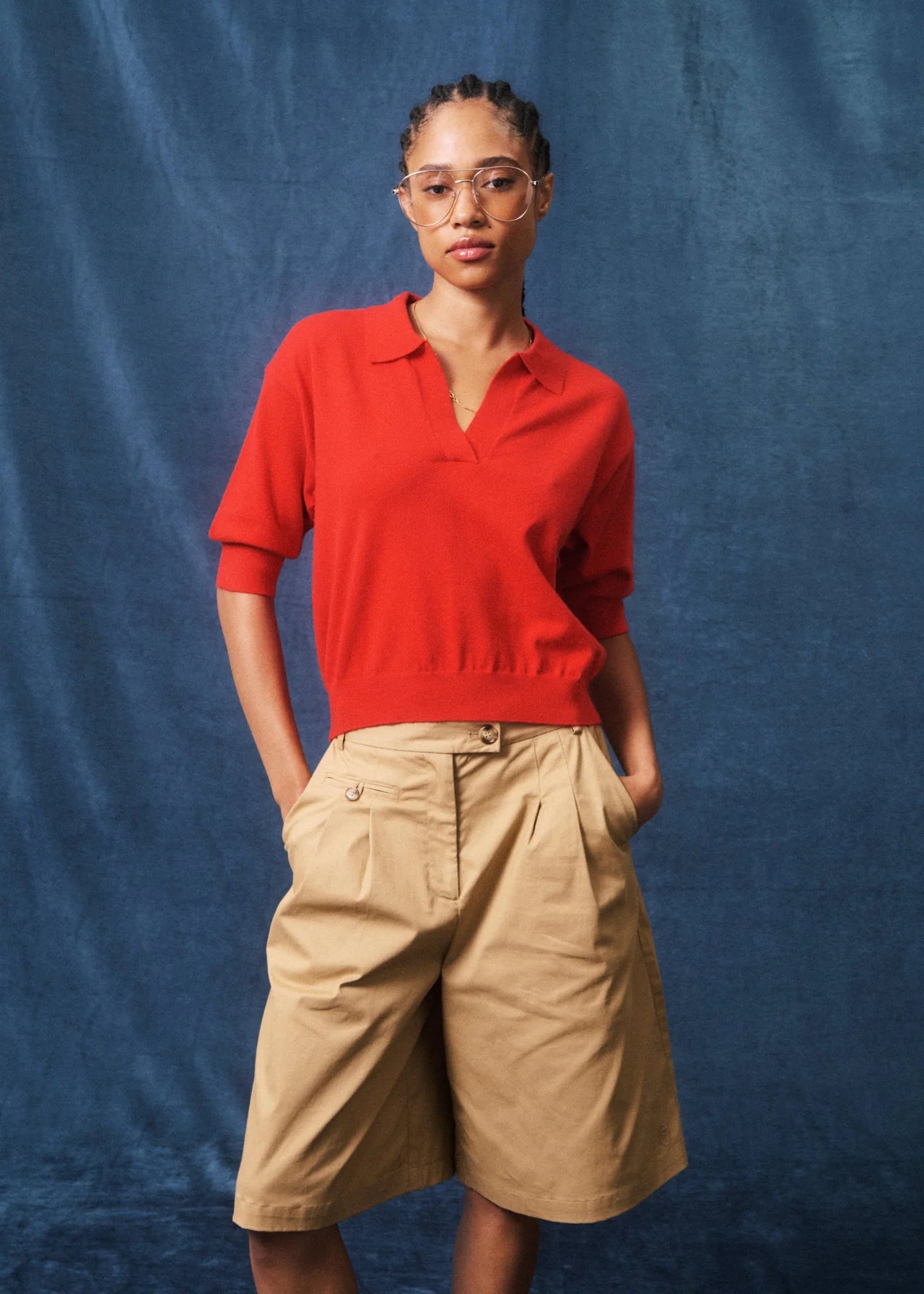 Polo SAMONA rouge, FRNCH