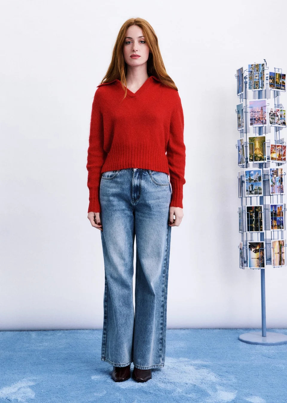 NAOMI navy blue shirt, FRNCH