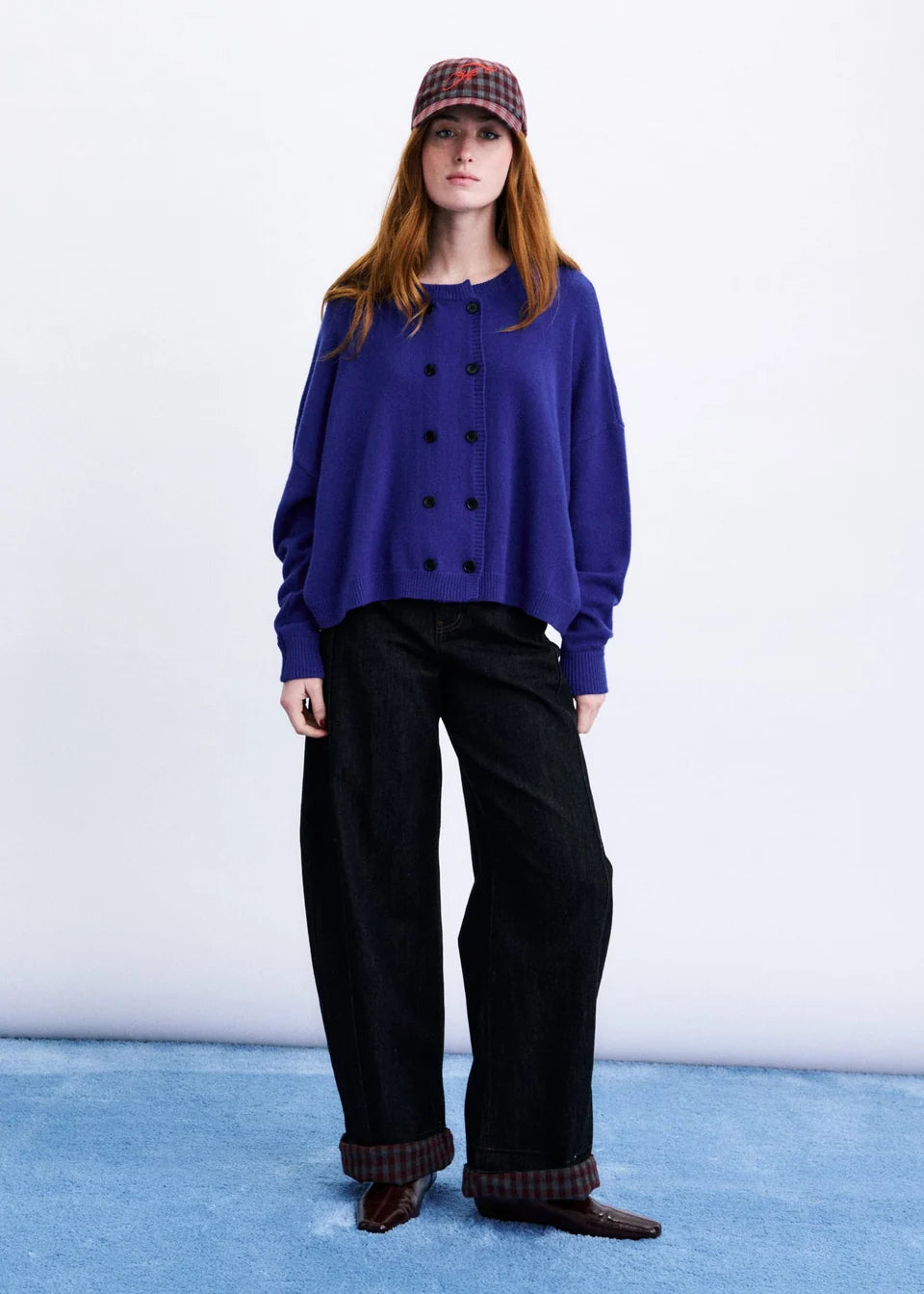Cardigan CHICHI bleu électrique