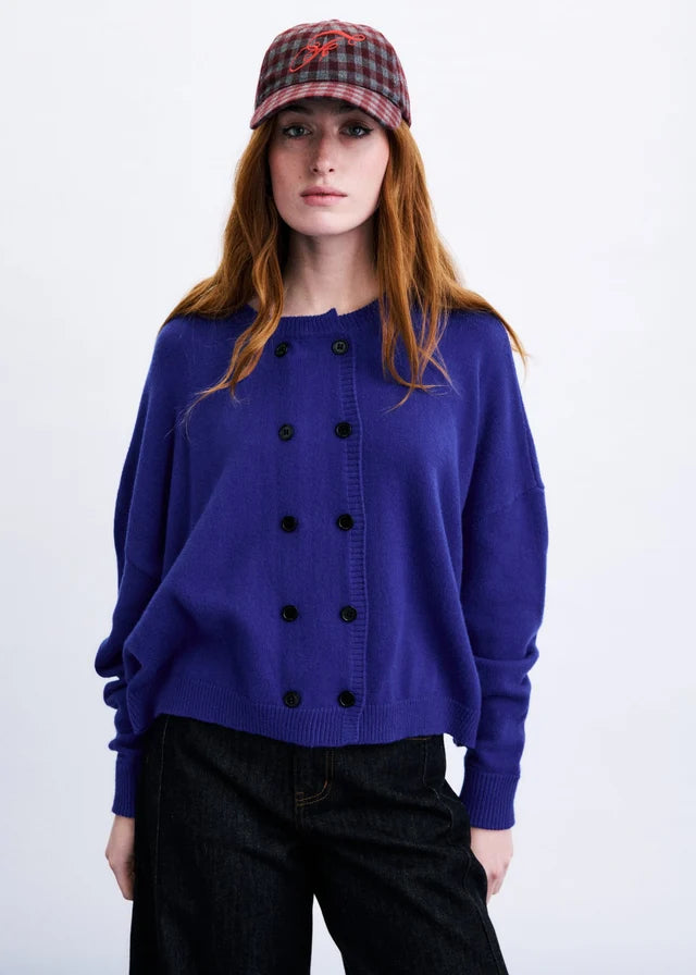 Cardigan CHICHI bleu électrique