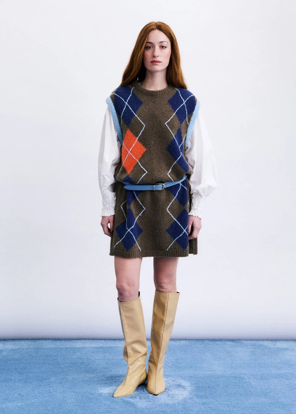 Vestido TREND kaki, FRNCH