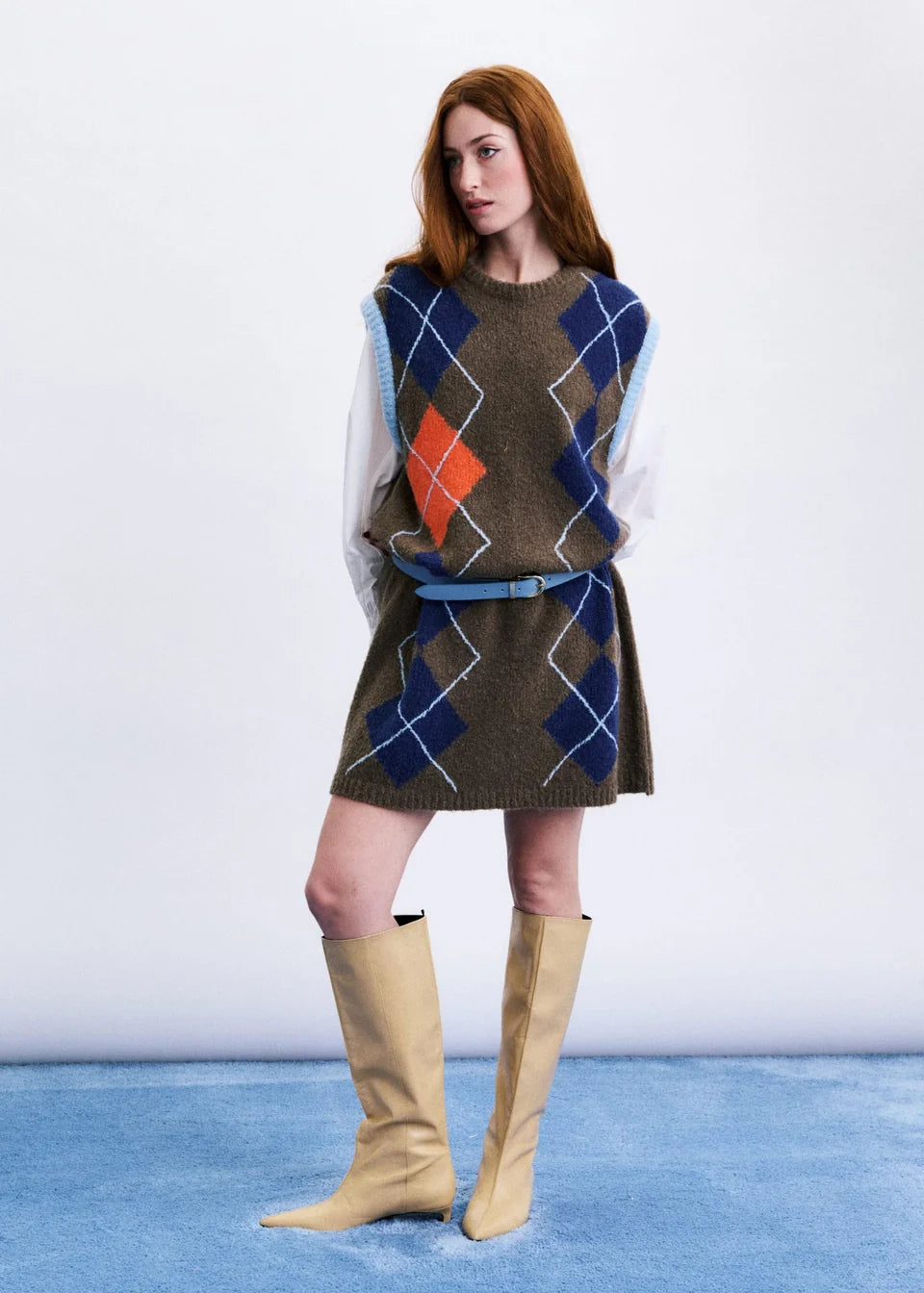 Vestido TREND kaki, FRNCH