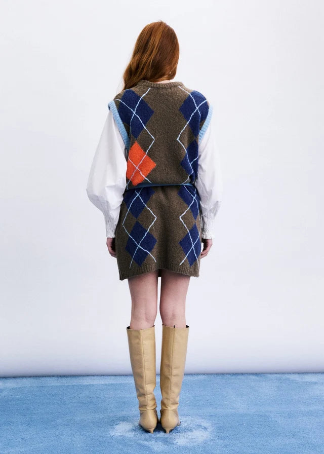 Vestido TREND kaki, FRNCH