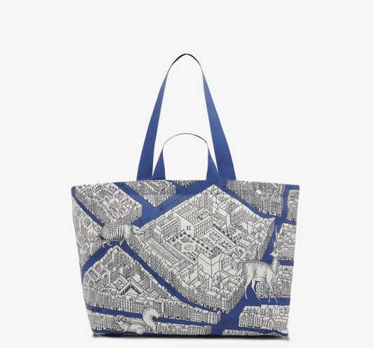Maxi Saco de compras TURGOT bleu, Inoui