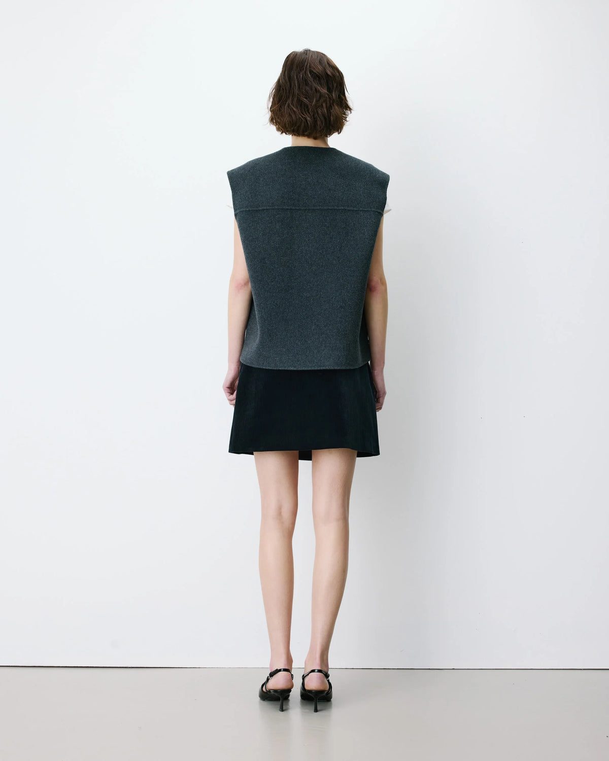 Colete oversize ADAGIO, antracite