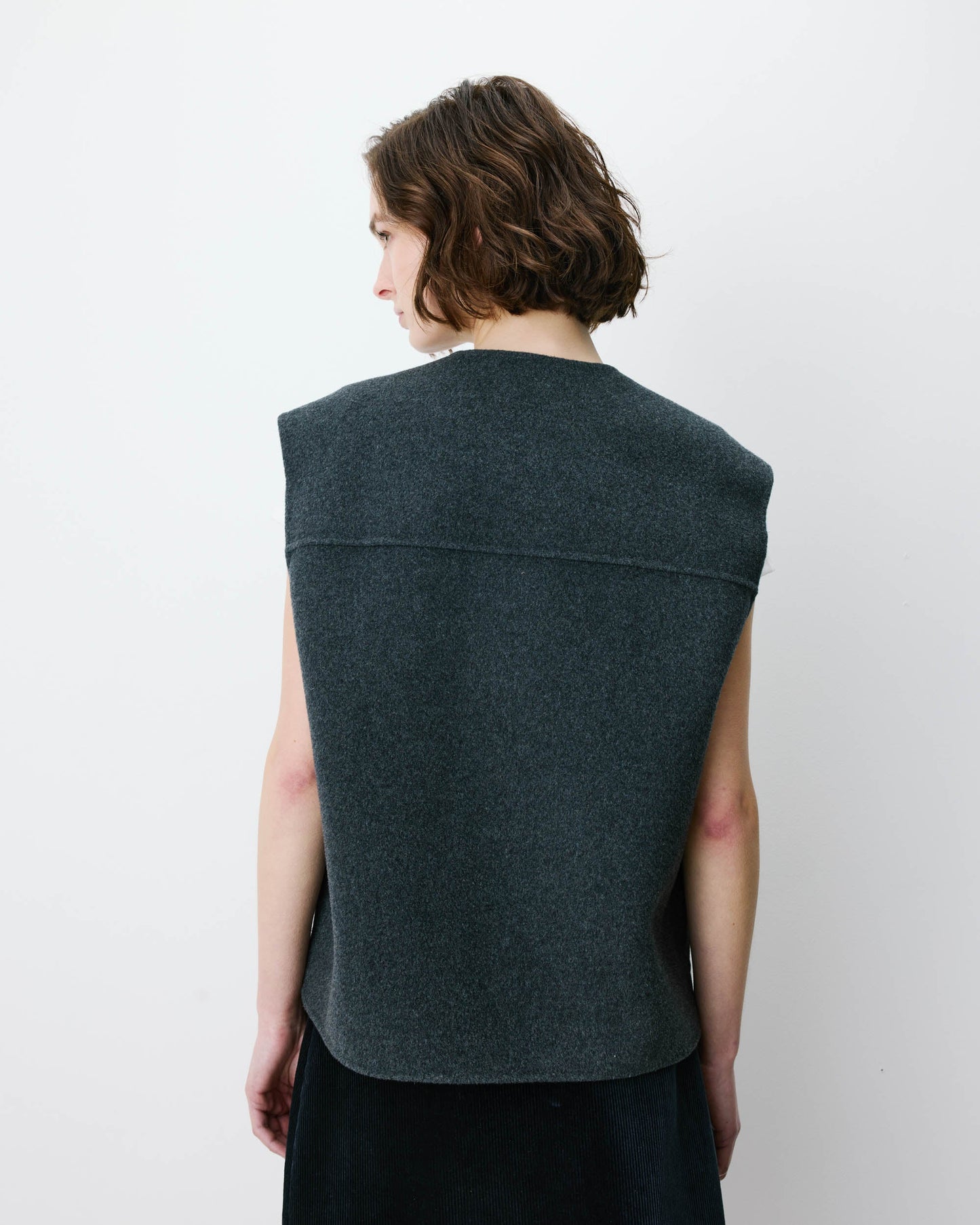 Colete oversize ADAGIO, antracite