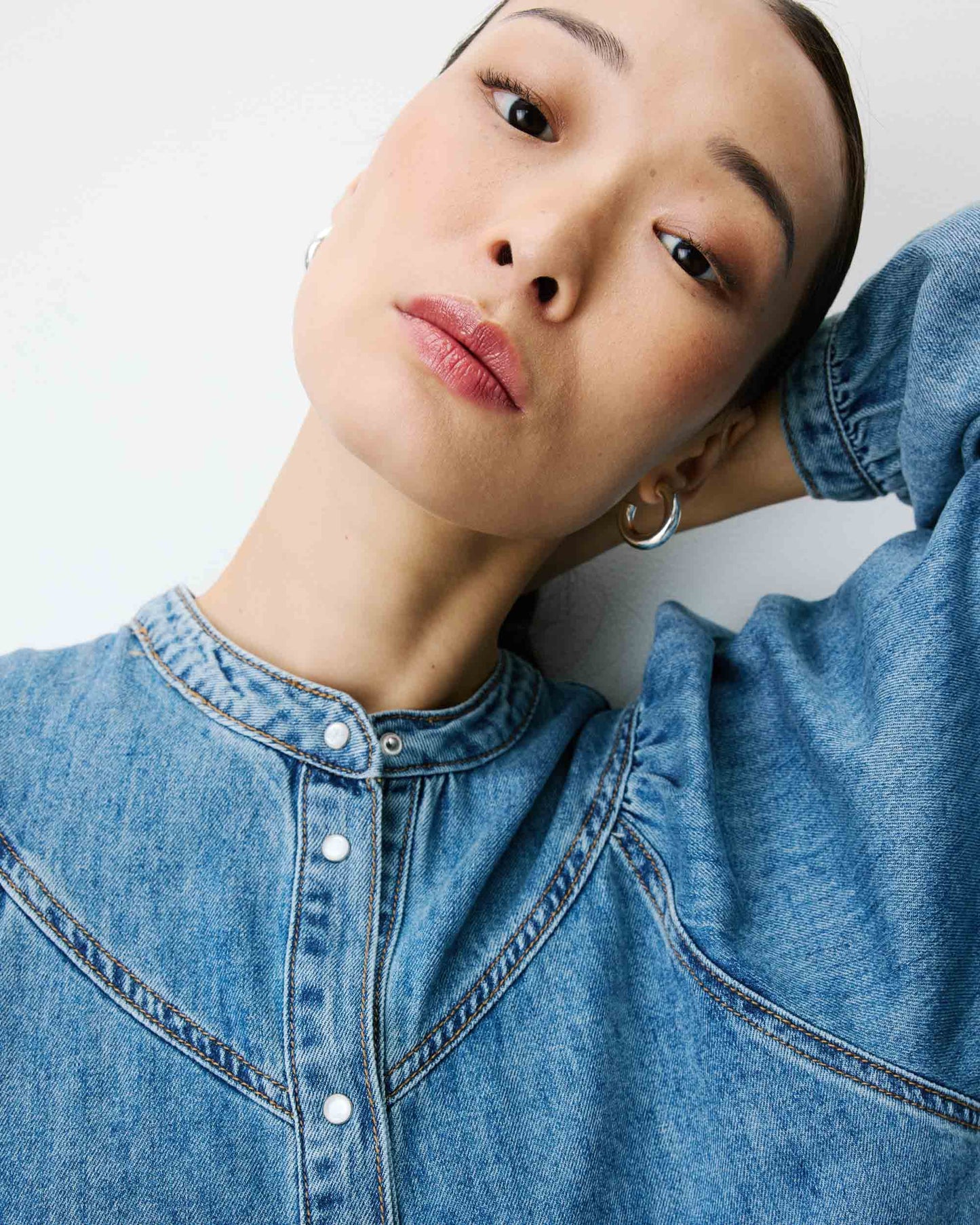 Camisa ANAELLE bleu jean