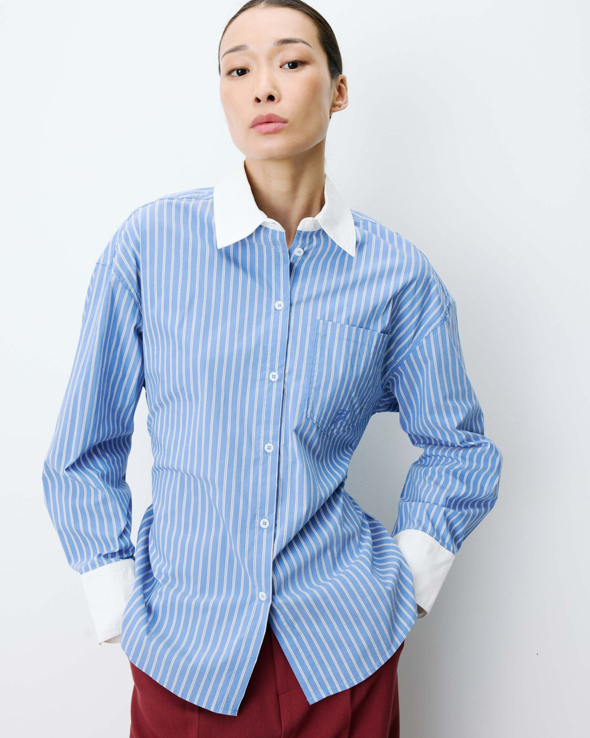 Camisa AUBREY bleuet