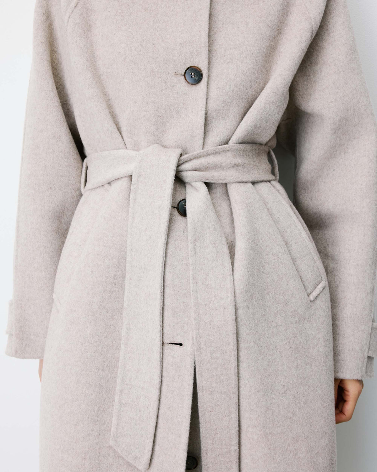 Casaco oversize ADAM sable
