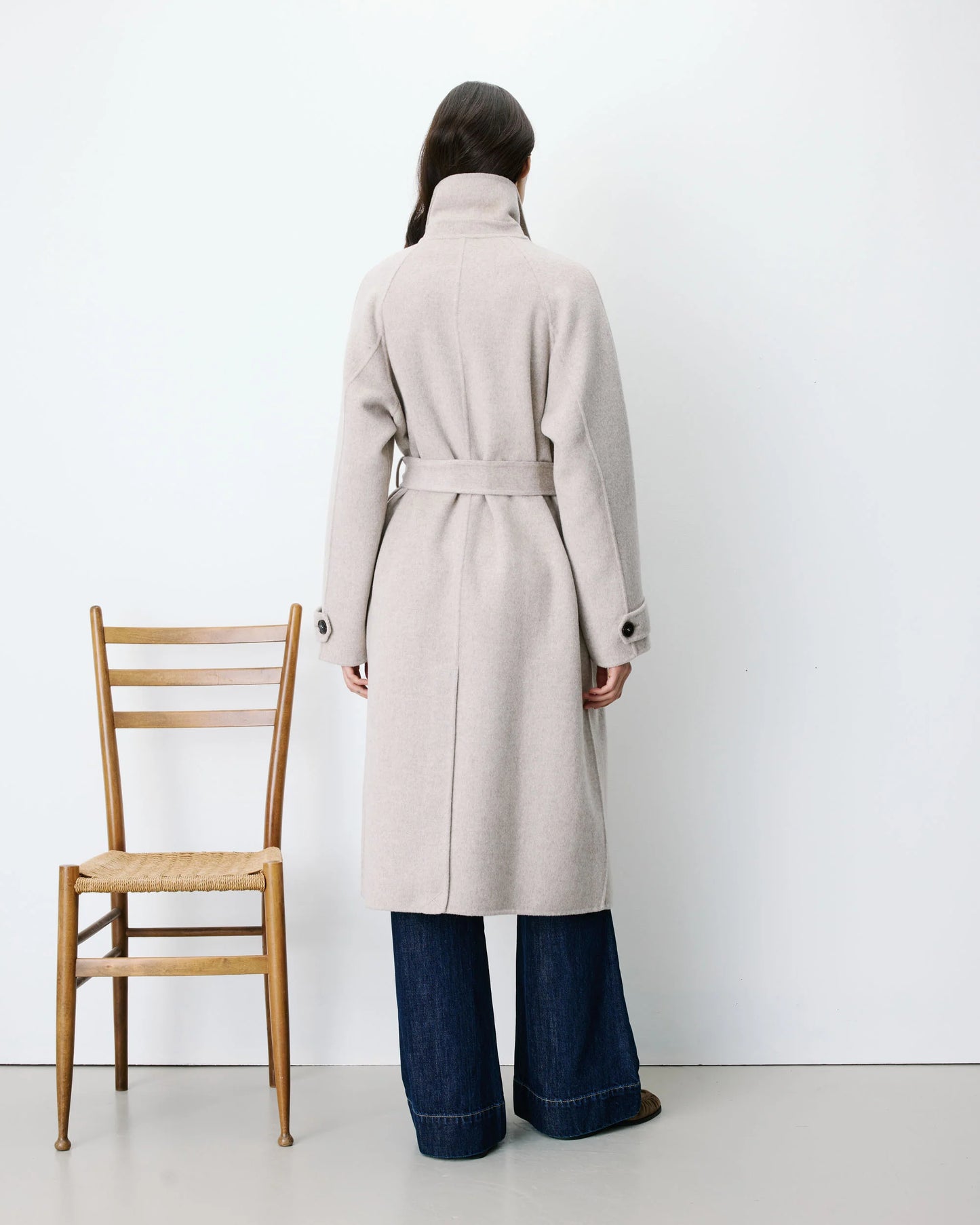 Casaco oversize ADAM sable