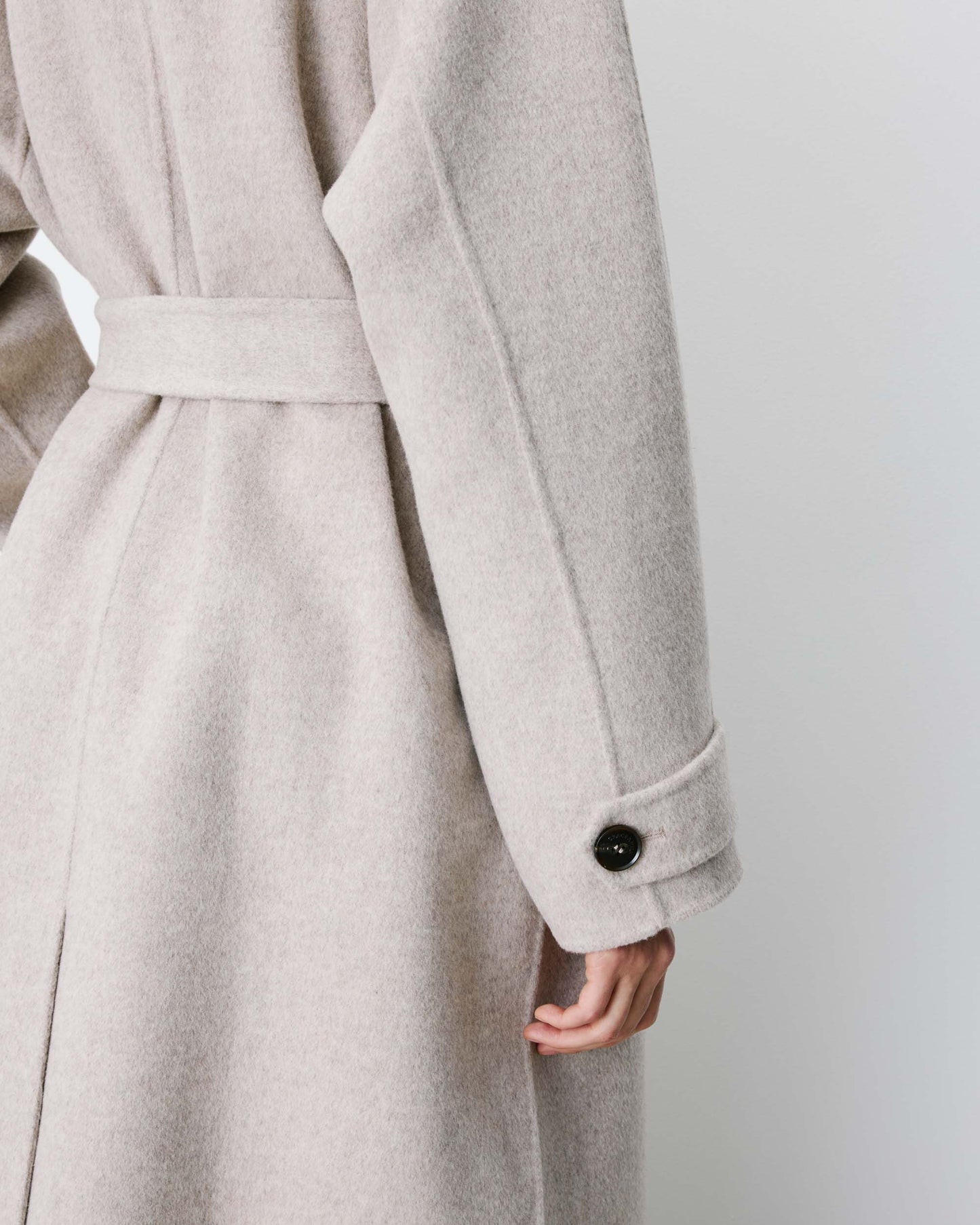 Casaco oversize ADAM sable