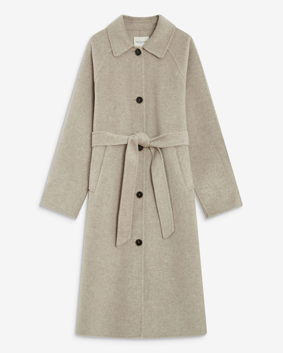 Casaco oversize ADAM sable