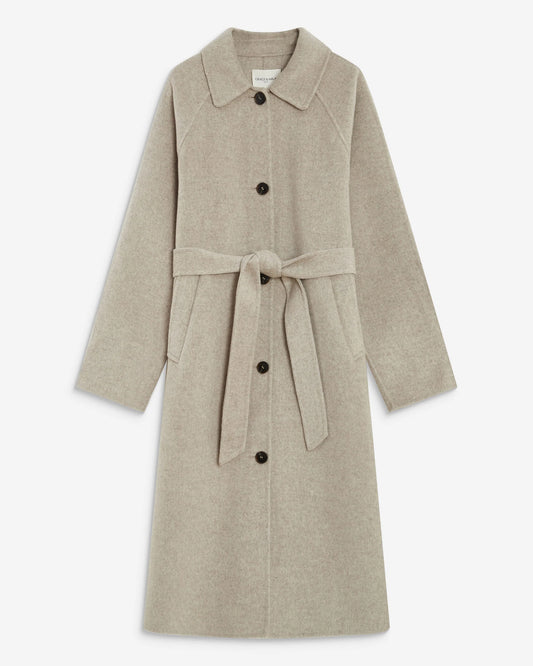 Casaco oversize ADAM sable