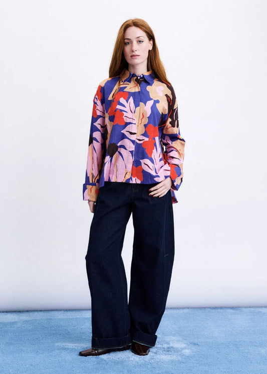 NAOMI navy blue shirt, FRNCH