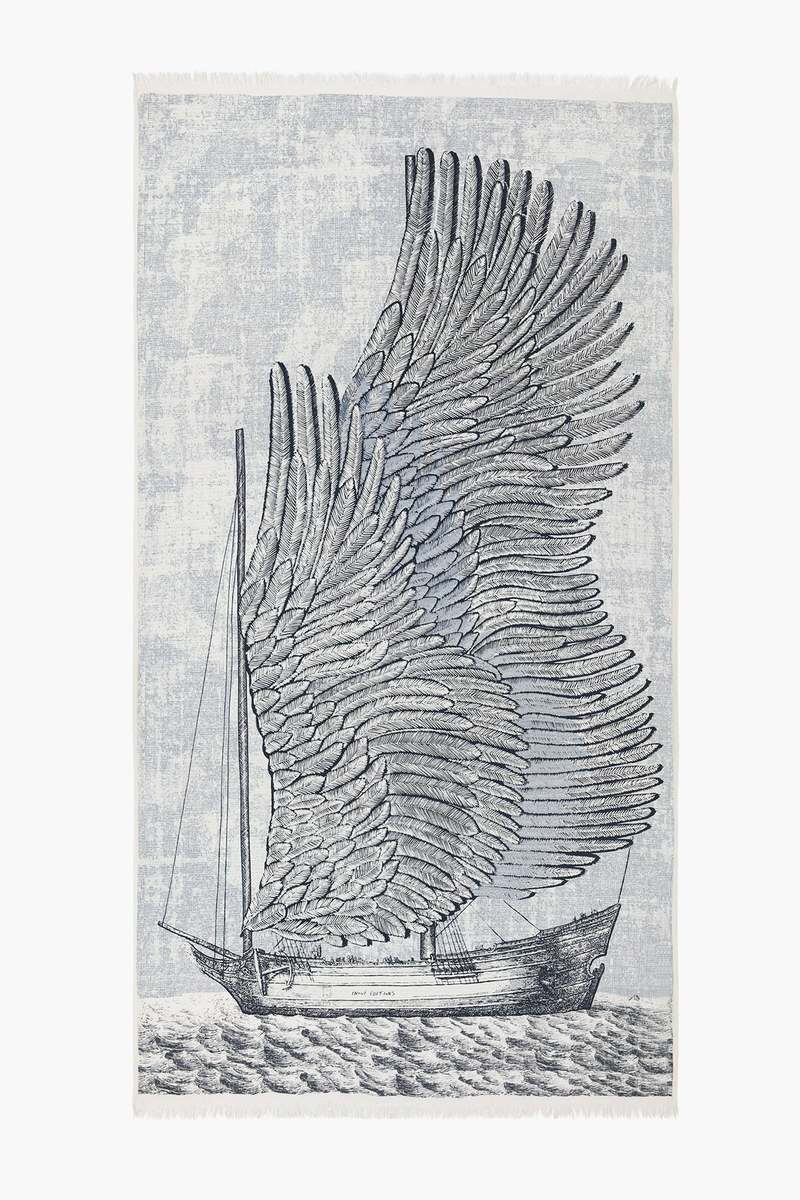 FOUTA 100 Philomene blanc, Inoui