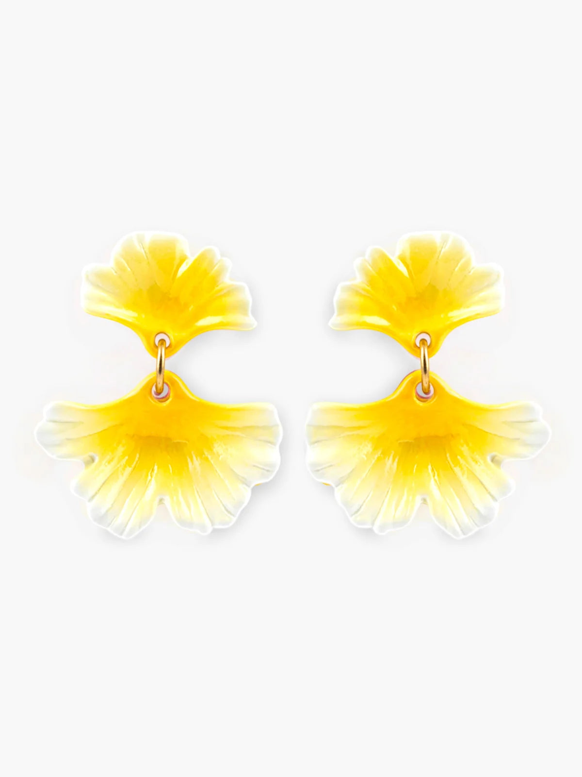 Brincos Feuilles de Ginkgo Jaunes J1030, Nach Bijoux